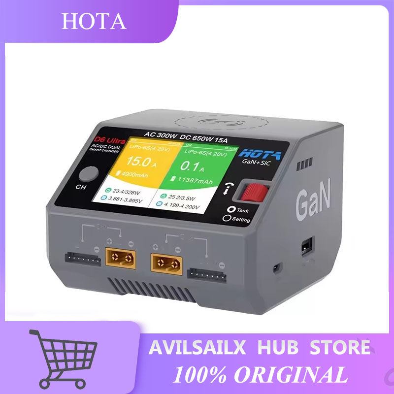 Lipo Battery 6S - HOTA D6 Ultra GaN+SiC Çift Kanallı