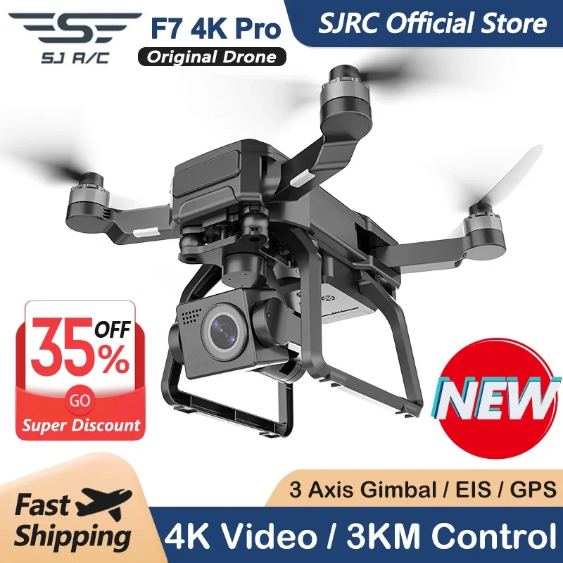 Drone Gimbal - SJRC F7 4K PRO Kamera Drone