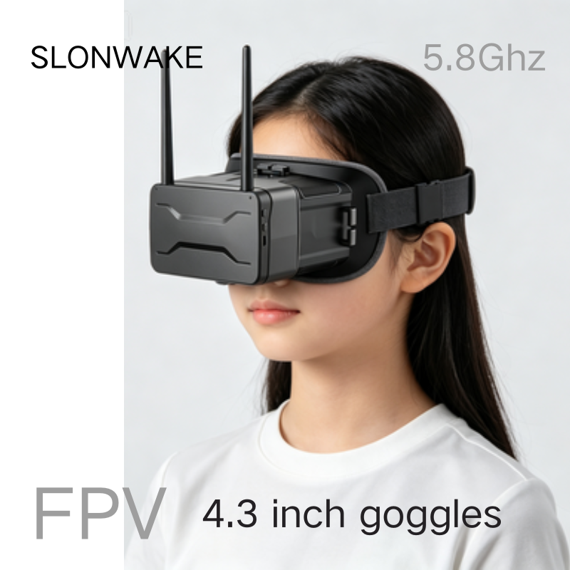 Fpv Goggles - 5.8G FPV Gözlüğü 4.3 İnç 480*272