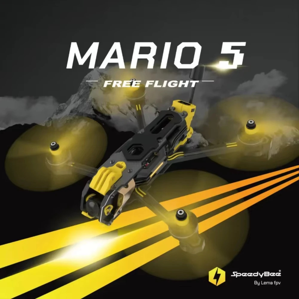 Carbon Fiber Drone Frame - Speedybee Mario 5 O4 Çerçeve Kiti,