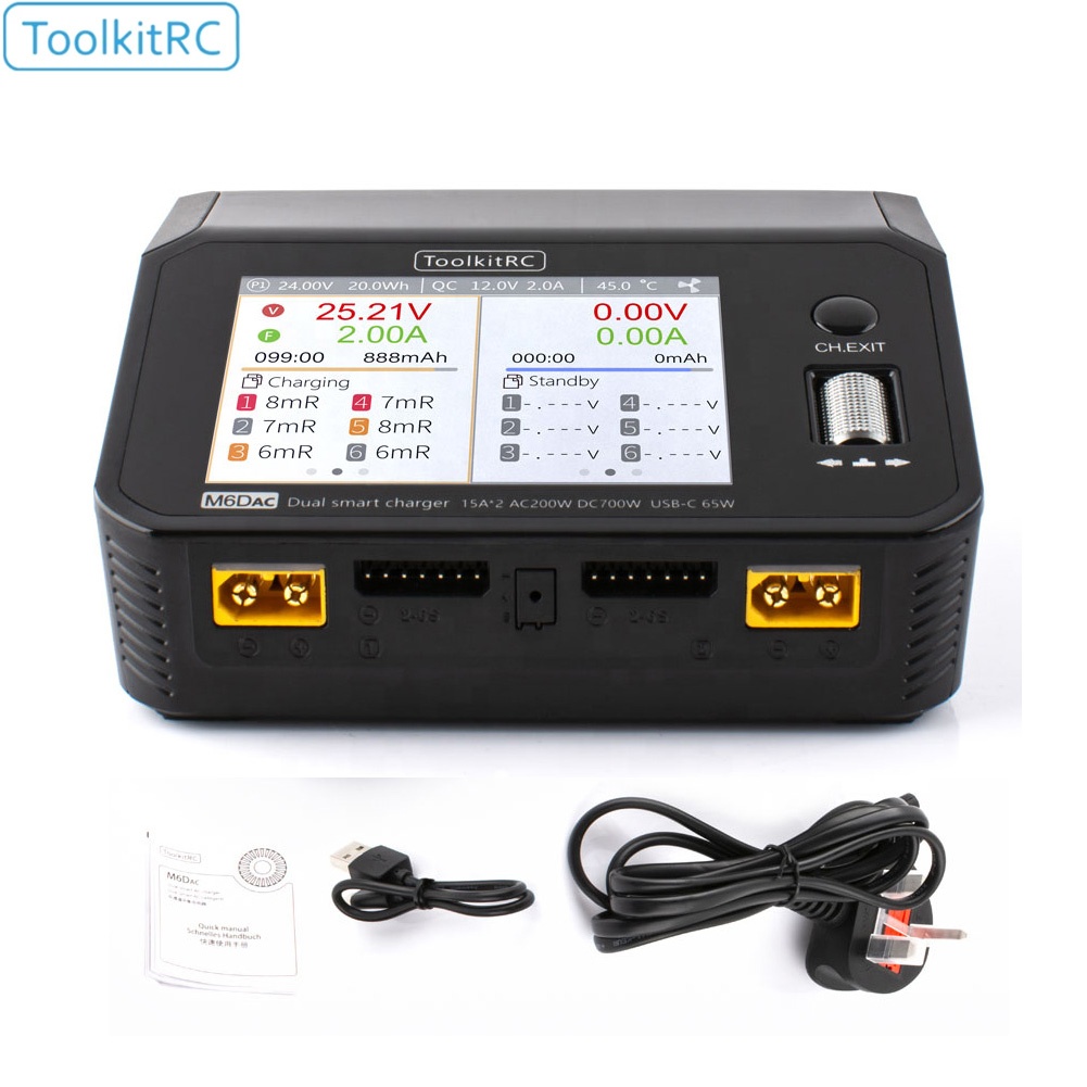 Toolkitrc M6DAC 350W X 2 USB-C - Lipo Battery 6S incelemesi ve fiyatı