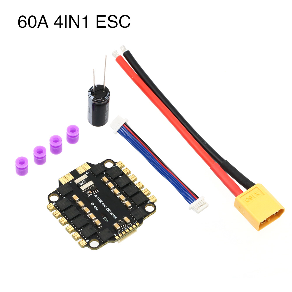 UAngel 4IN1 45A 60A ESC BLHELI - Lipo Battery 6S incelemesi ve fiyatı