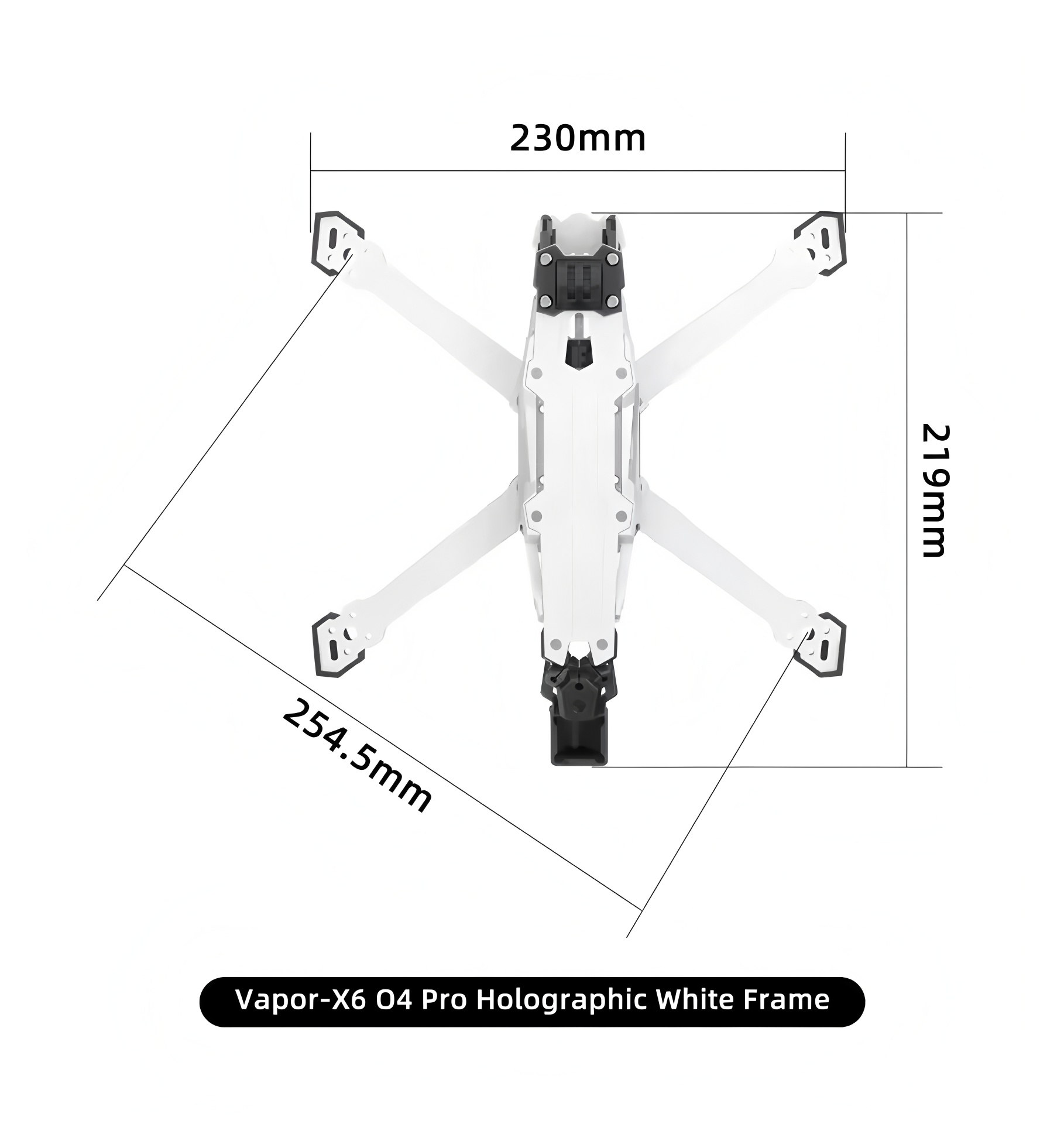 GEPRC Vapor D5/x5/x6 O4 Pro Çe - Carbon Fiber Drone Frame incelemesi ve fiyatı