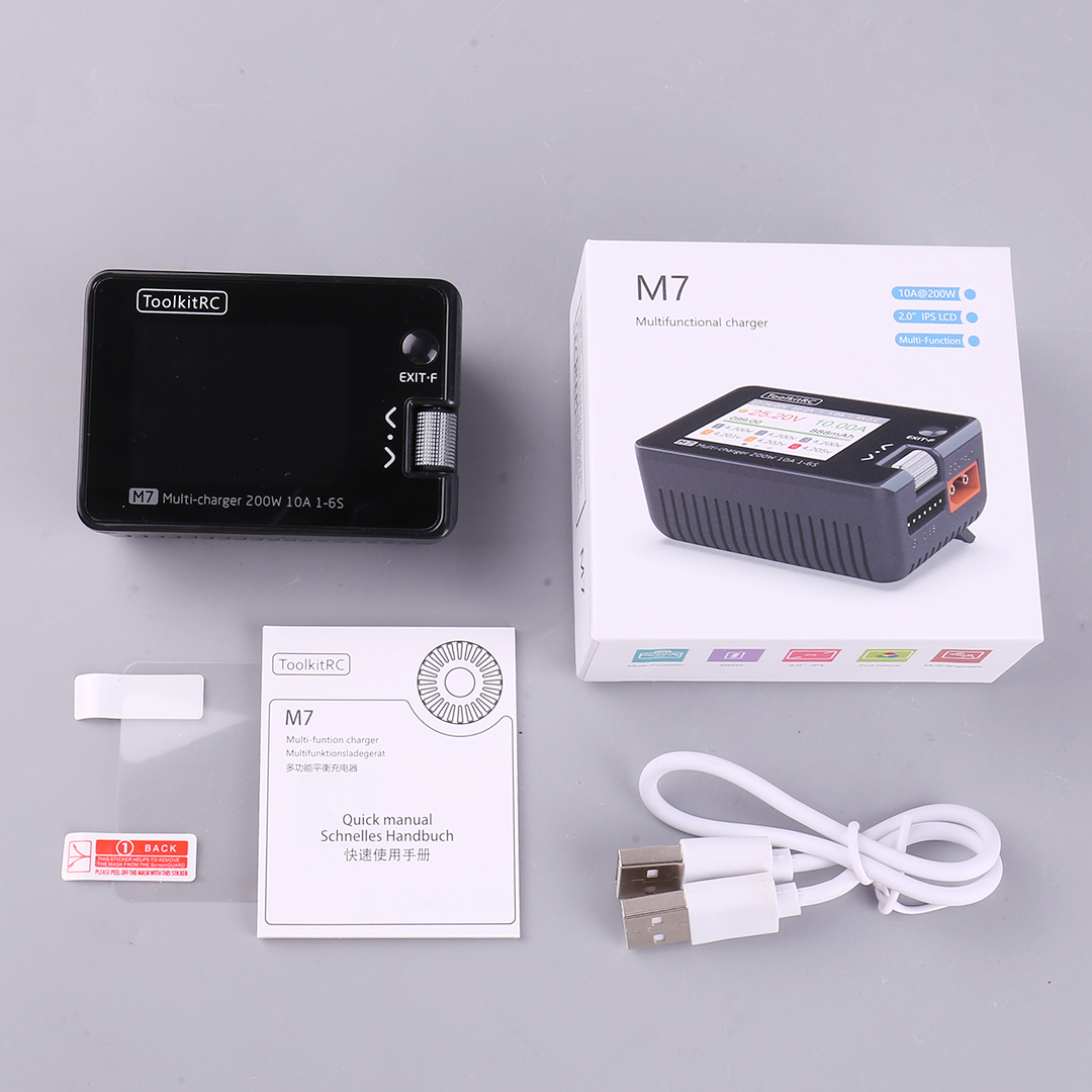 ToolkitRC M7 200W 10A DC Denge - Lipo Battery 6S incelemesi ve fiyatı
