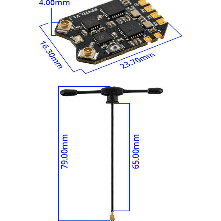 RadioMaster RP4TD ExpressLRS 2 - Smoke Stopper incelemesi ve fiyatı